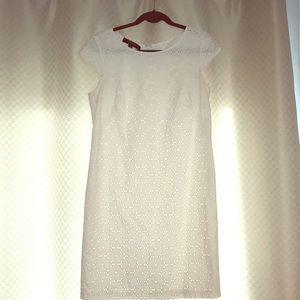 White Crochet Dress
